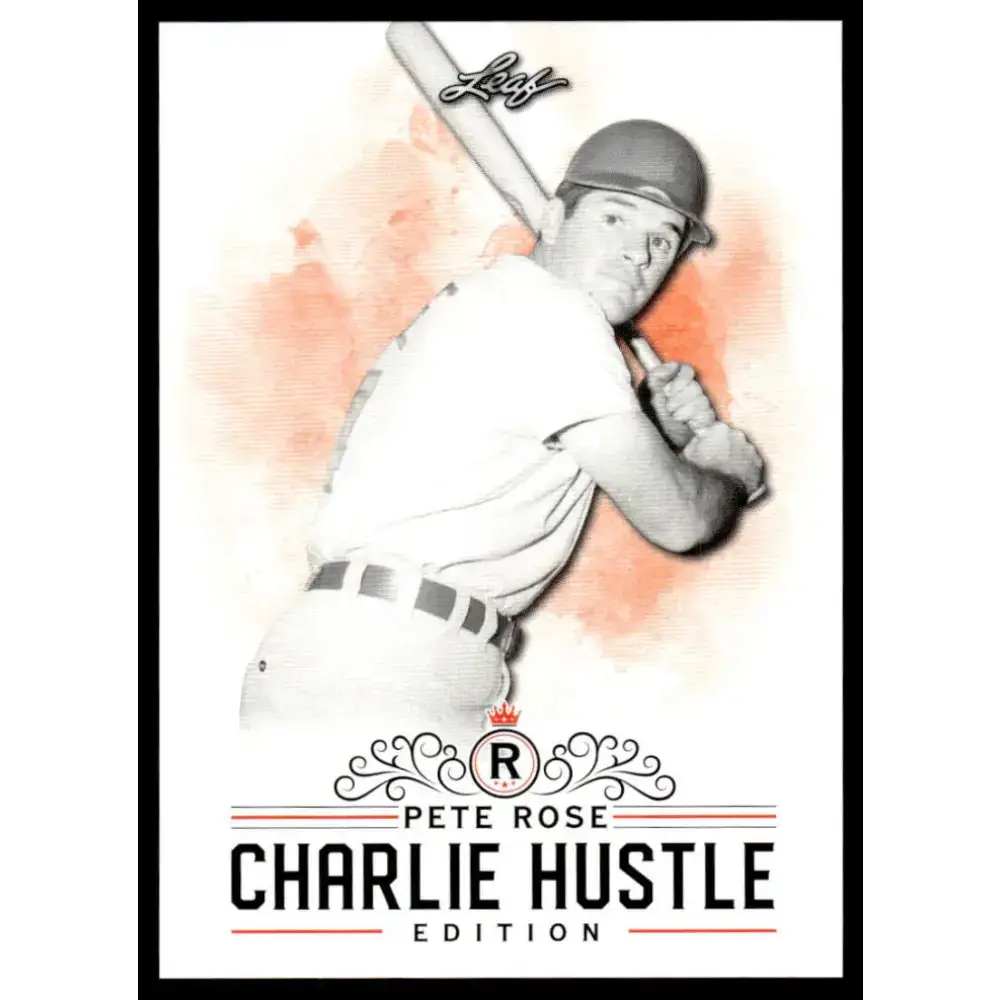 2020 Leaf Pete Rose Charlie Hustle #9 Pete Rose NM-MT Baseball Card - Baseball Card Single