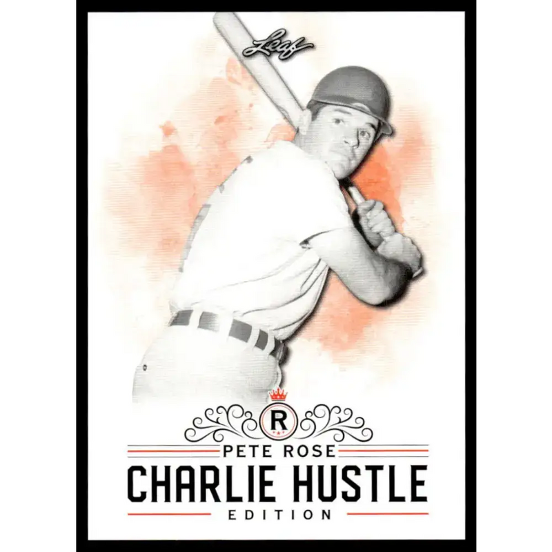2020 Leaf Pete Rose Charlie Hustle #9 Pete Rose NM-MT Baseball Card - Baseball Card Single