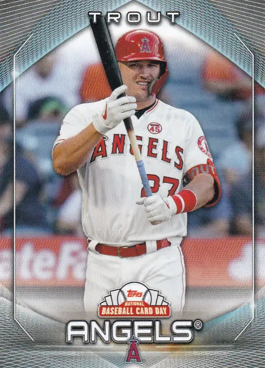 2020 National Baseball Card Day #NTCDG-2 Mike Trout Angels - Baseball Card Single