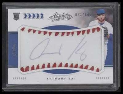 2020 Panini Absolute #124 Anthony Kay #/149 - Baseball Card Single