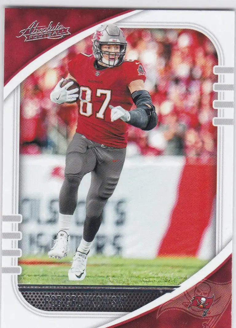 2020 Panini Absolute #43 Rob Gronkowski Tampa Bay Buccaneers - Football Card Single
