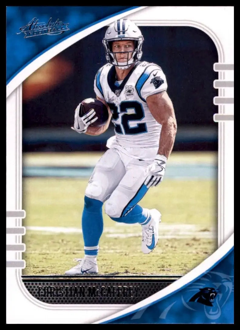 2020 Panini Absolute Christian McCaffrey #21 Carolina Panthers Football Card NFL - Football Card Single