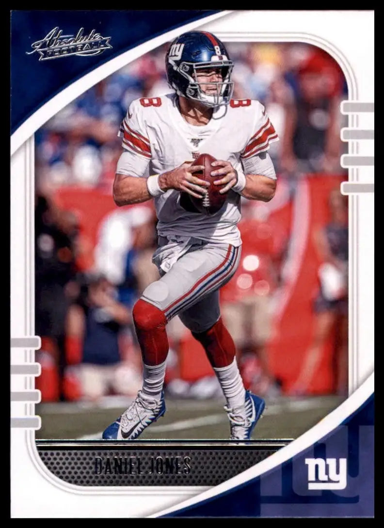 2020 Panini Absolute Daniel Jones #11 New York Giants Football Card NFL Sports - Football Card Single