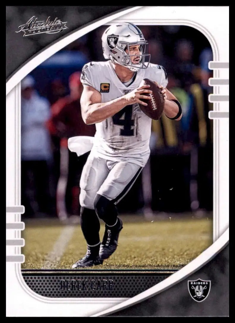 2020 Panini Absolute Derek Carr #36 Las Vegas Raiders Football Card NFL Sports - Football Card Single