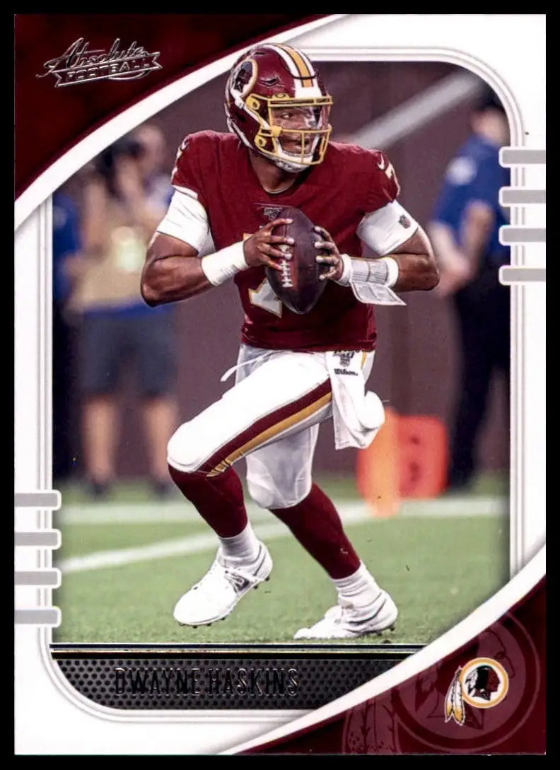 2020 Panini Absolute Dwayne Haskins #5 Washington Redskins Football Card - Football Card Single