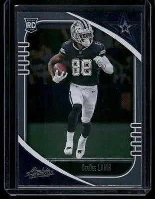 2020 Panini Absolute Football CeeDee Lamb #115 RC Football - Football Card Single