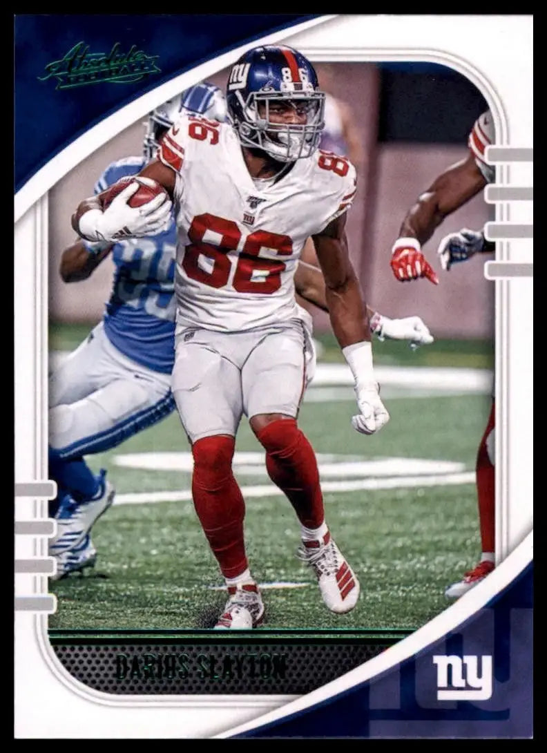 2020 Panini Absolute Green Darius Slayton #12 New York Giants Football Card NFL - Football Card Single