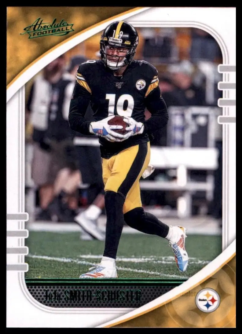 2020 Panini Absolute Green JuJu Smith Schuster #53 Pittsburgh Steelers Football - Football Card Single