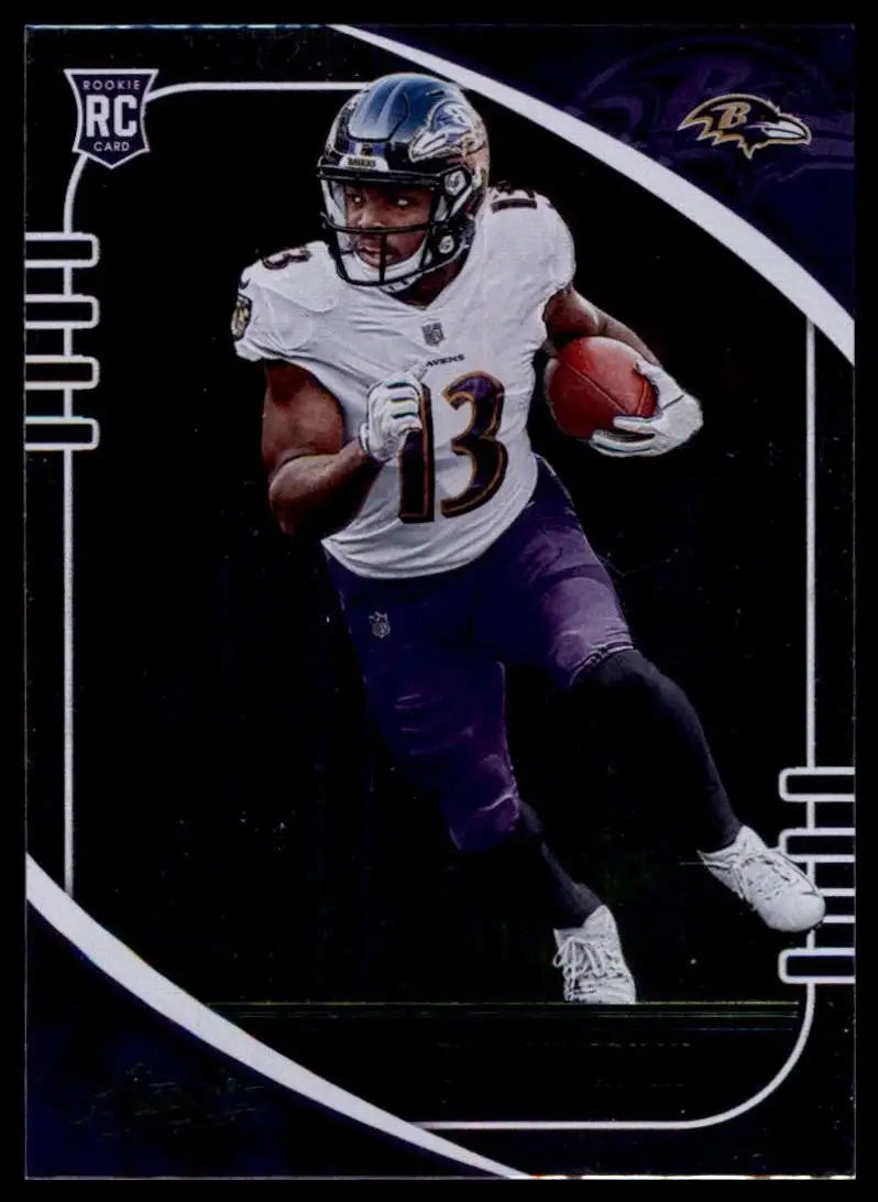 2020 Panini Absolute Green Rookie Devin Duvernay #132 Baltimore Ravens Football - Football Card Single