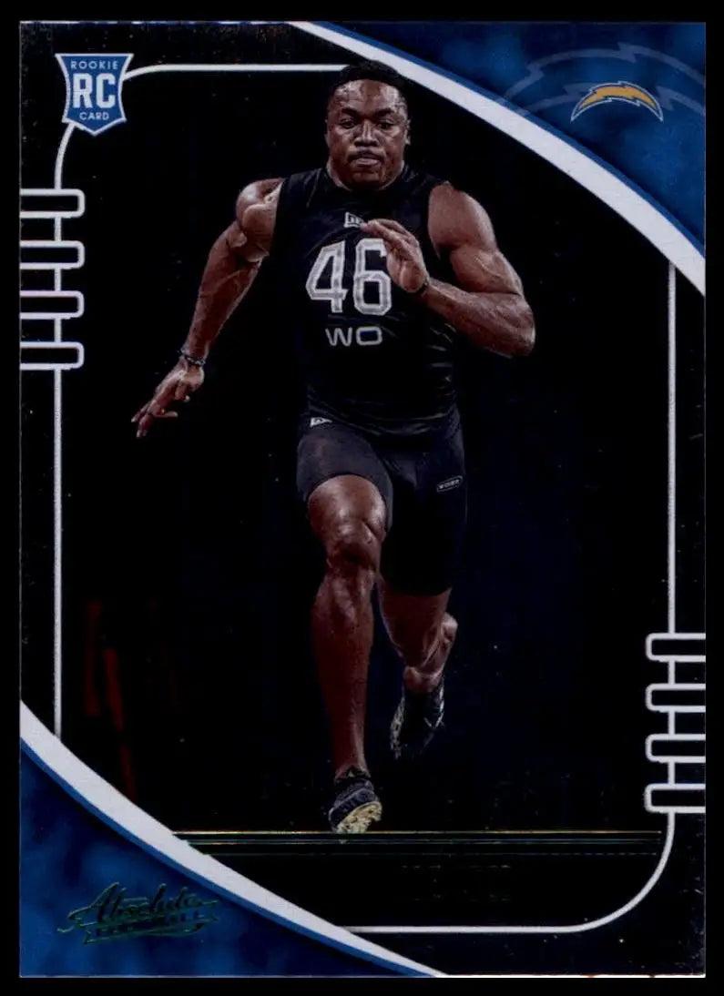 2020 Panini Absolute Green Rookie Joe Reed #159 Los Angeles Chargers Football - Football Card Single