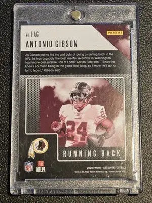 2020 Panini Absolute #I-AG Antonio Gibson Introductions Spectrum Red #/100 - Football Card Single