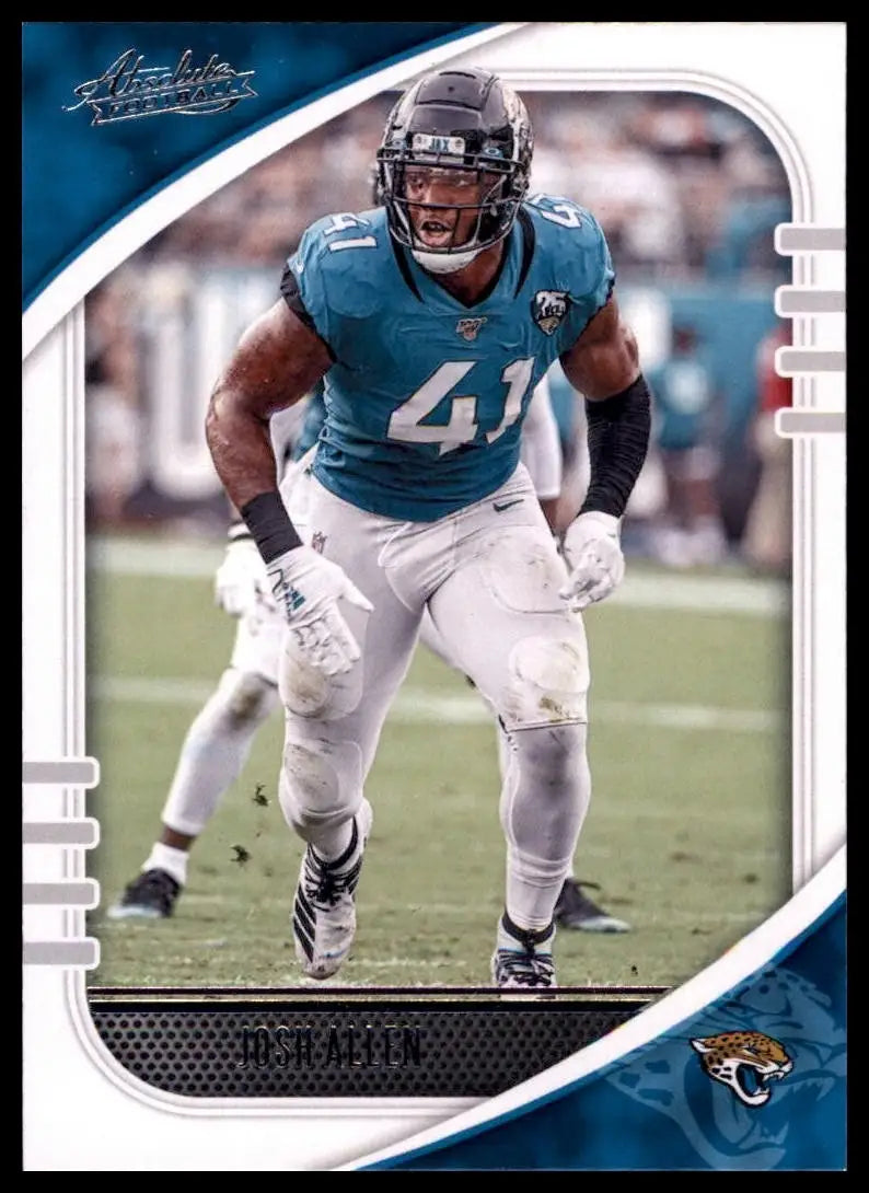 2020 Panini Absolute Josh Allen #27 Jacksonville Jaguars Football Card NFL Sport - Football Card Single
