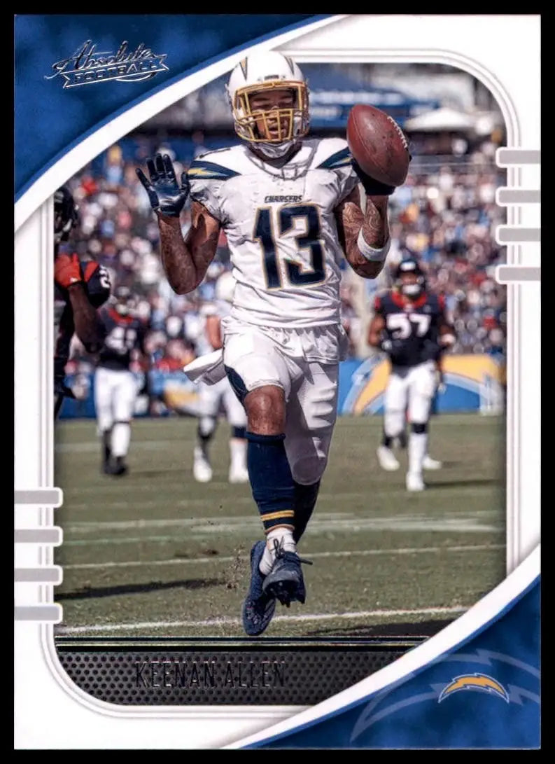2020 Panini Absolute Keenan Allen #16 Los Angeles Chargers Football Card NFL - Football Card Single