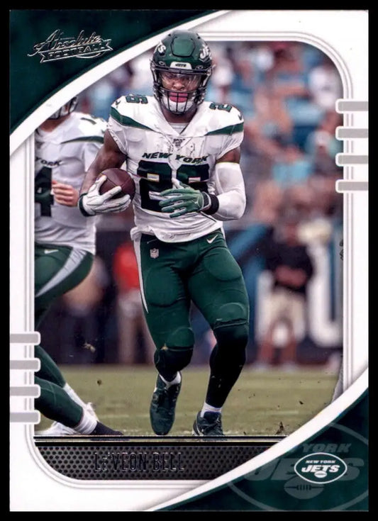 2020 Panini Absolute LeVeon Bell #31 New York Jets Football Card NFL Sports - Football Card Single