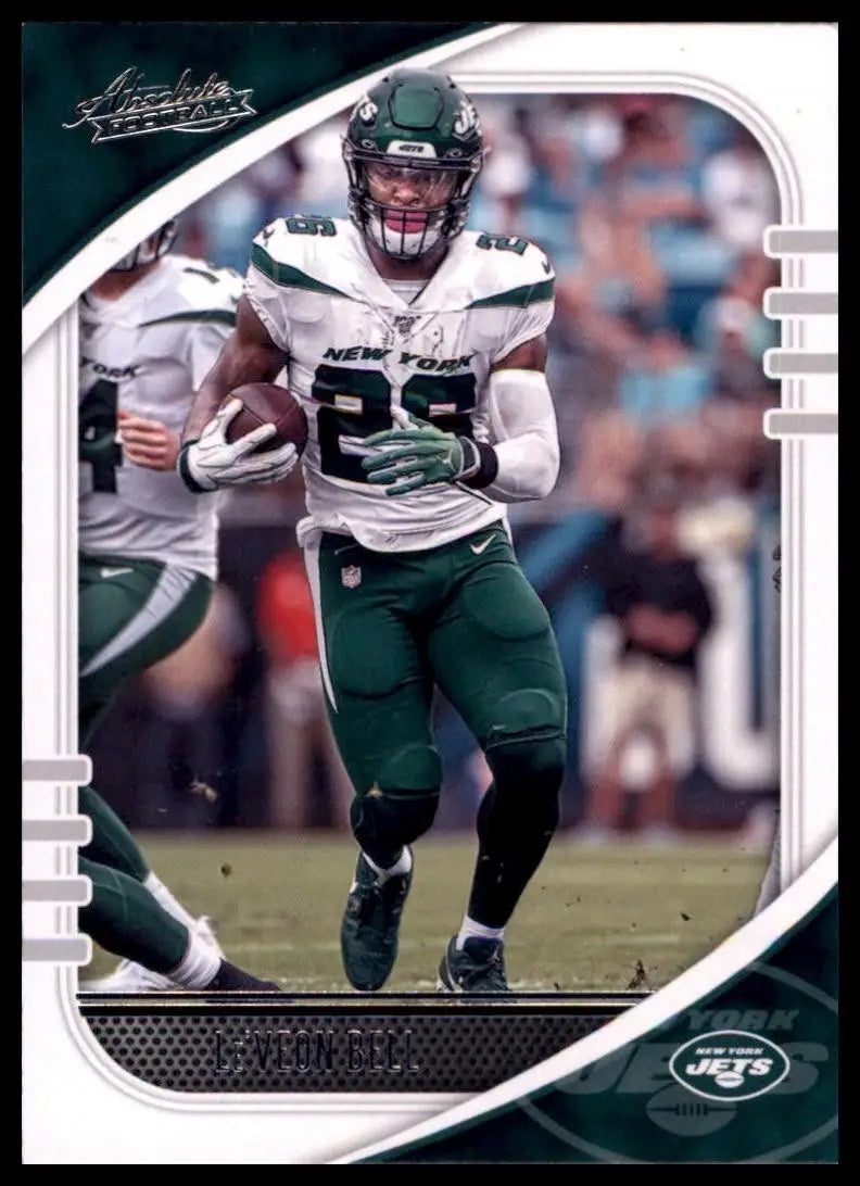 2020 Panini Absolute LeVeon Bell #31 New York Jets Football Card NFL Sports - Football Card Single