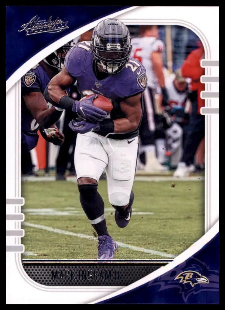 2020 Panini Absolute Mark Ingram #86 Baltimore Ravens Football Card NFL Sports - Football Card Single
