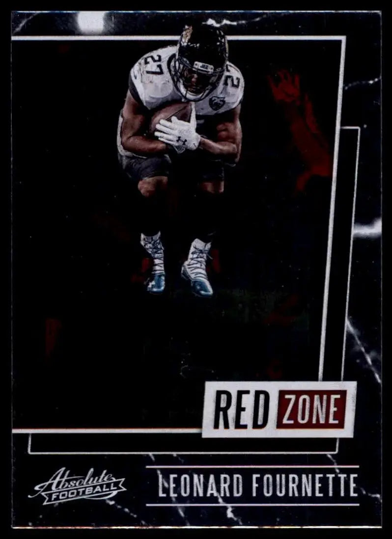 2020 Panini Absolute Red Zone Leonard Fournette #RZ-LF Jacksonville Jaguars Card - Football Card Single
