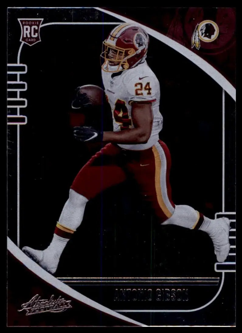 2020 Panini Absolute Rookie Antonio Gibson #109 Washington Redskins Football NFL - Football Card Single