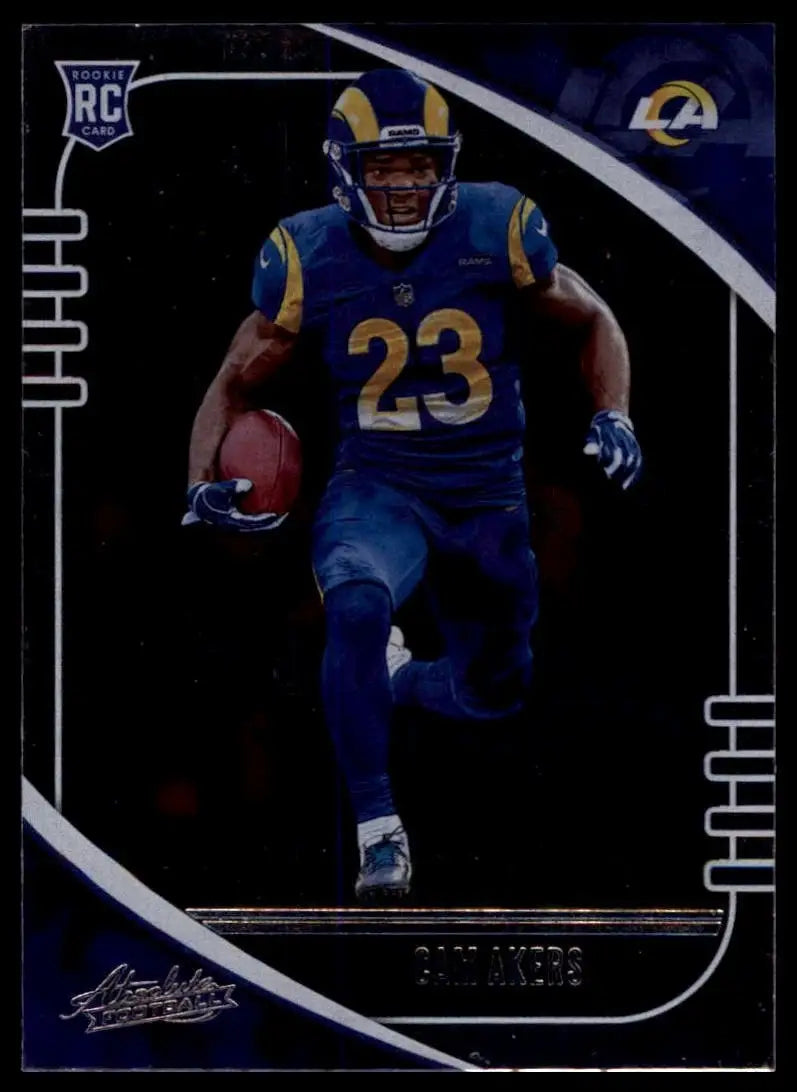 2020 Panini Absolute Rookie Cam Akers #114 Los Angeles Rams Football Card NFL - Football Card Single
