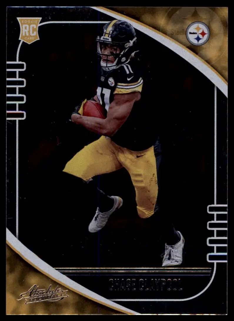 2020 Panini Absolute Rookie Chase Claypool #116 Pittsburgh Steelers Football NFL - Football Card Single