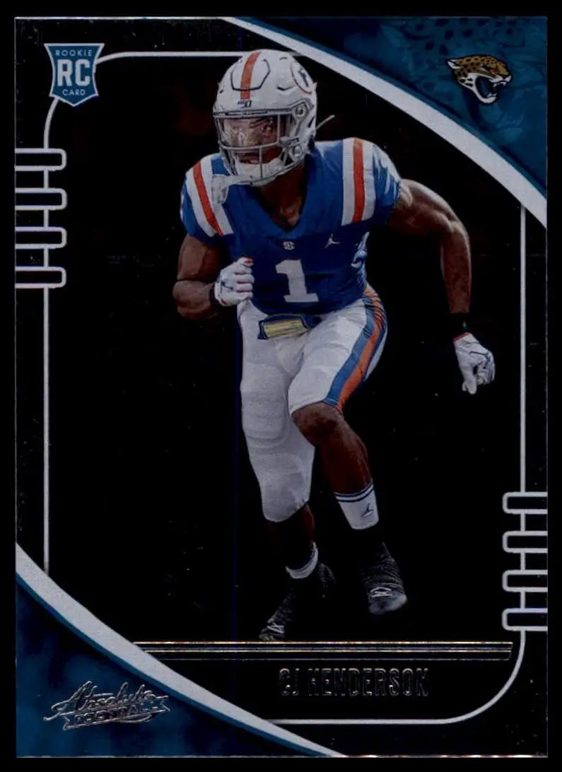 2020 Panini Absolute Rookie CJ Henderson #113 Jacksonville Jaguars Football Card - Football Card Single