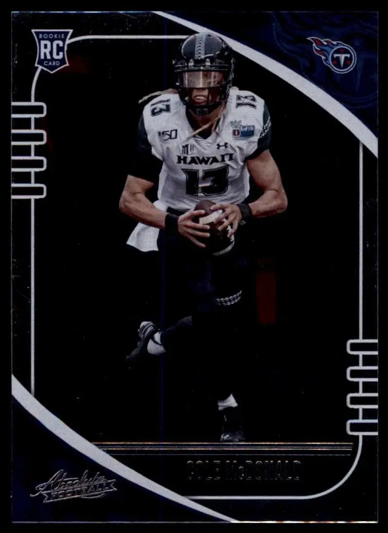 2020 Panini Absolute Rookie Cole McDonald #120 Tennessee Titans Football Card - Football Card Single