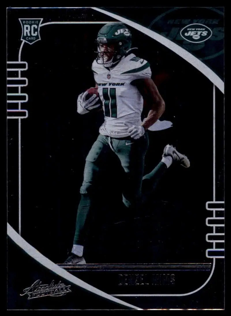 2020 Panini Absolute Rookie Denzel Mims #129 New York Jets Football Card NFL - Football Card Single