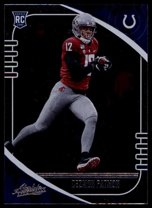 2020 Panini Absolute Rookie Dezmon Patmon #133 Indianapolis Colts Football Card - Football Card Single