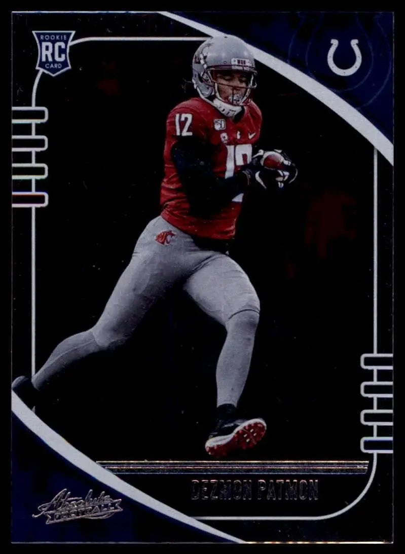 2020 Panini Absolute Rookie Dezmon Patmon #133 Indianapolis Colts Football Card - Football Card Single
