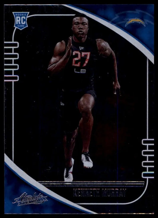 2020 Panini Absolute Rookie Kenneth Murray #170 Los Angeles Chargers Football - Football Card Single