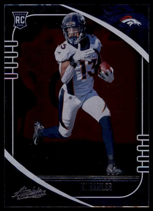 2020 Panini Absolute Rookie KJ Hamler #172 Denver Broncos Football Card NFL - Football Card Single