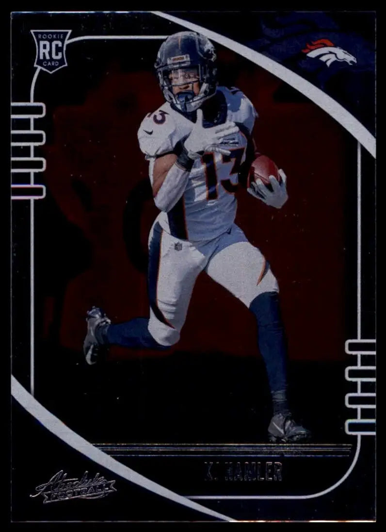 2020 Panini Absolute Rookie KJ Hamler #172 Denver Broncos Football Card NFL - Football Card Single
