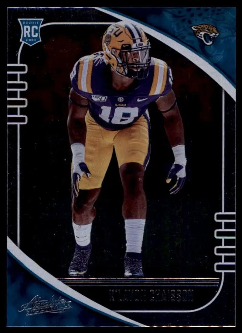 2020 Panini Absolute Rookie KLavon Chaisson #173 Jacksonville Jaguars Football - Football Card Single