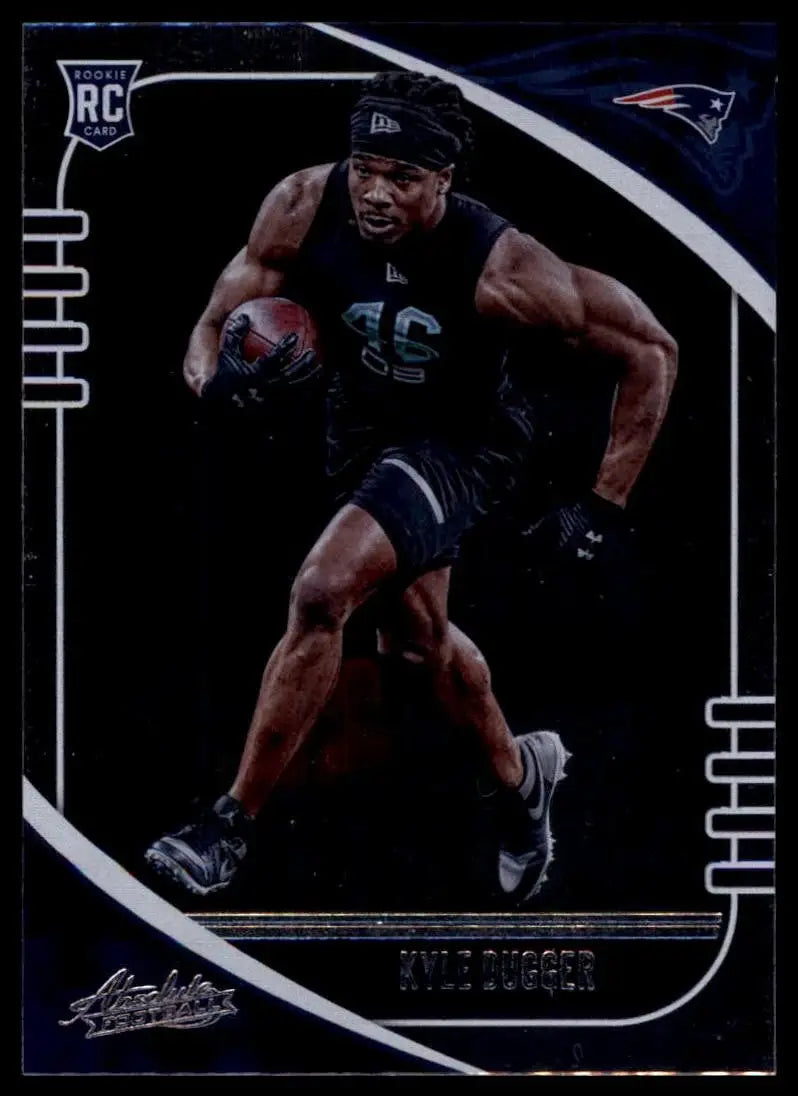 2020 Panini Absolute Rookie Kyle Dugger #175 New England Patriots Football Card - Football Card Single