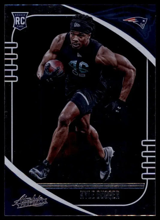 2020 Panini Absolute Rookie Kyle Dugger #175 New England Patriots Football Card - Football Card Single