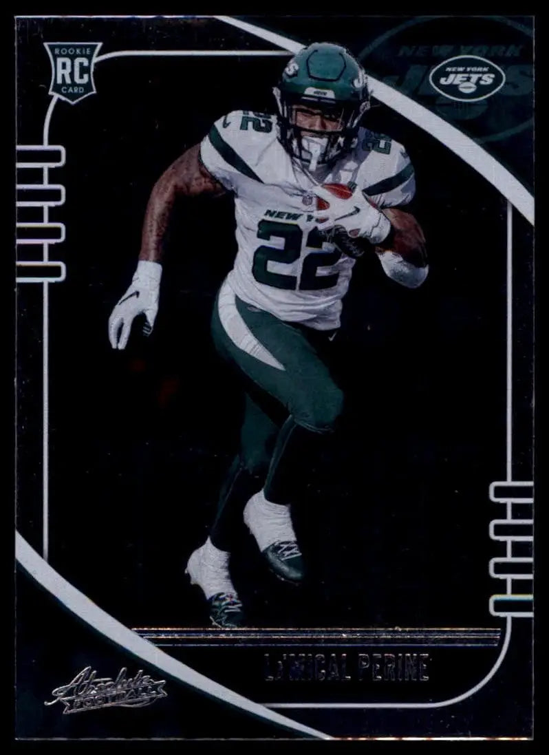 2020 Panini Absolute Rookie LaMical Perine #176 New York Jets Football Card NFL - Football Card Single