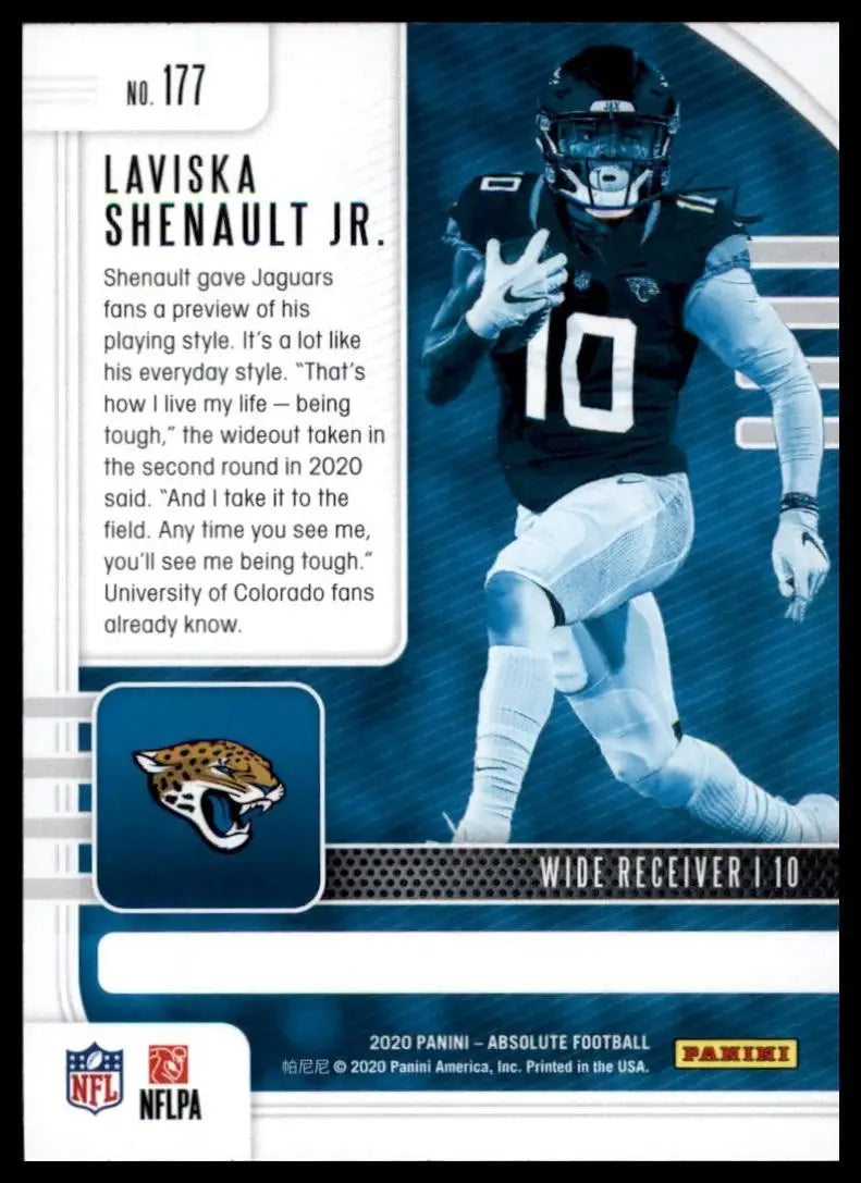 2020 Panini Absolute Rookie Laviska Shenault Jr #177 Jacksonville Jaguars Card - Football Card Single
