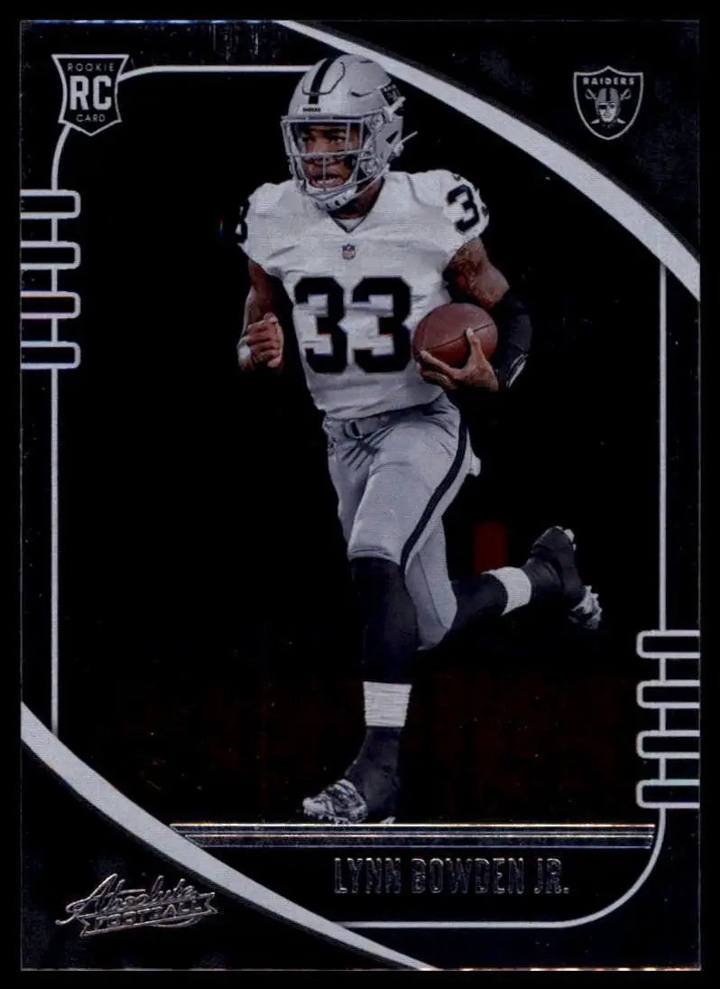 2020 Panini Absolute Rookie Lynn Bowden Jr #178 Las Vegas Raiders Football Card - Football Card Single