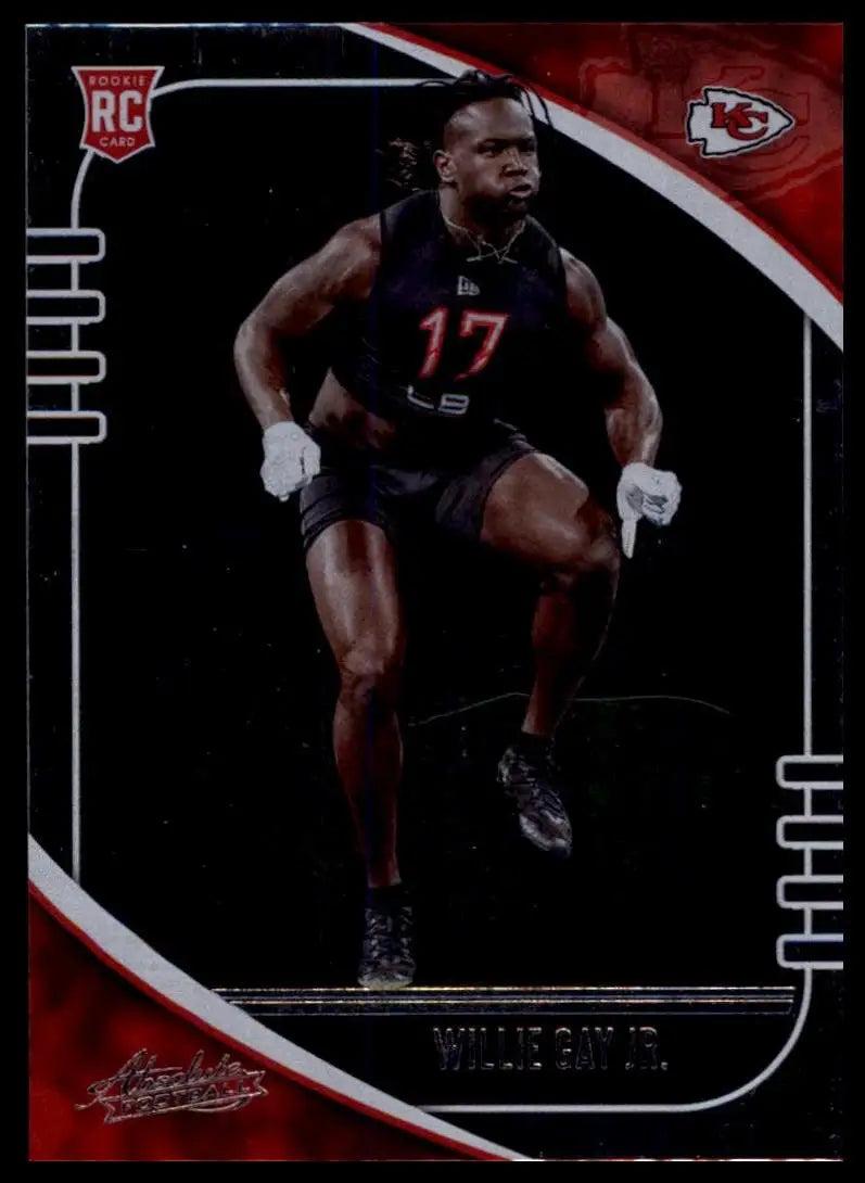 2020 Panini Absolute Rookie Willie Gay Jr #197 Kansas City Chiefs Football Card