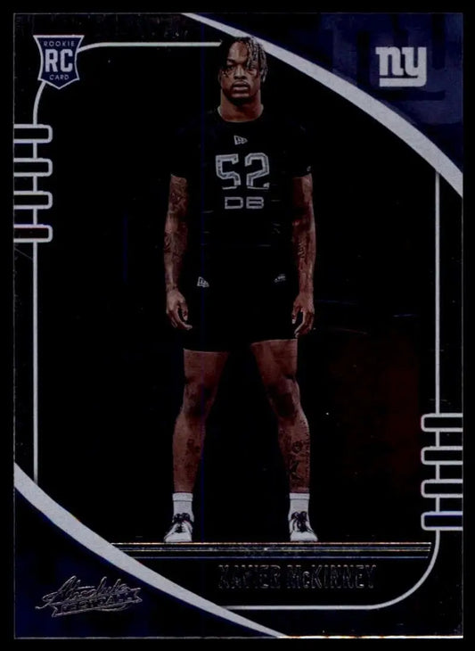2020 Panini Absolute Rookie Xavier McKinney #198 New York Giants Football Card - Football Card Single
