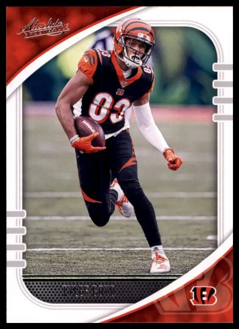 2020 Panini Absolute Tyler Boyd #3 Cincinnati Bengals Football Card NFL Sports - Football Card Single