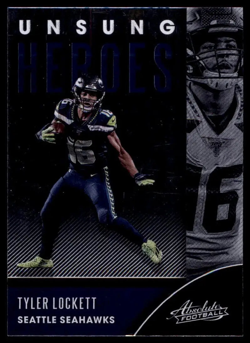 2020 Panini Absolute Unsung Heroes Tyler Lockett #UH-TL Seattle Seahawks Card
