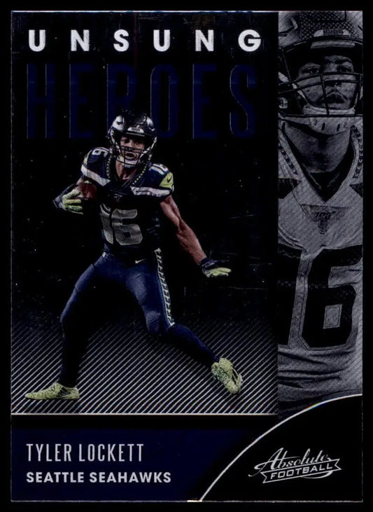 2020 Panini Absolute Unsung Heroes Tyler Lockett #UH-TL Seattle Seahawks Card - Football Card Single