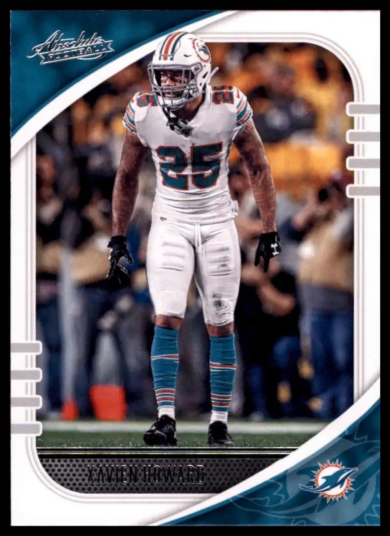 2020 Panini Absolute Xavien Howard #15 Miami Dolphins Football Card NFL Sports - Football Card Single