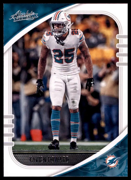 2020 Panini Absolute Xavien Howard #15 Miami Dolphins Football Card NFL Sports - Football Card Single