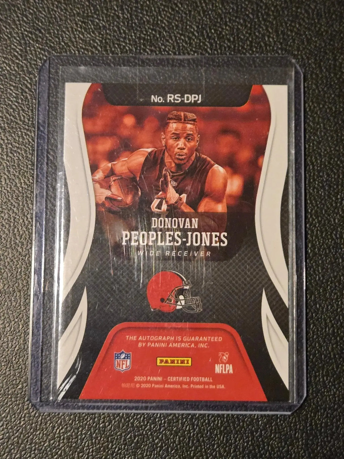 2020 Panini Certified #RS-DPJ Donovan Peoples-Jones Rookie Signatures #/199 - Football Card Single