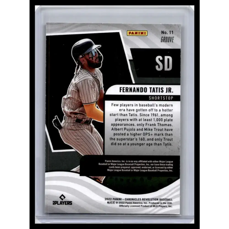 2020 Panini Chronicles #11 Fernando Tatis Jr. NM-MT San Diego Padres Baseball Card - Baseball Card Single