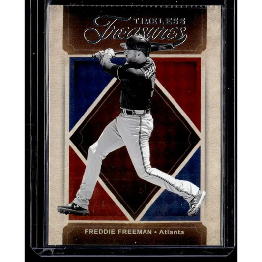 2020 Panini Chronicles #18 Freddie Freeman Timeless Treasures NM-MT - Baseball Card Single