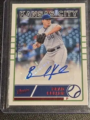 2020 Panini Chronicles #CA-BK Brad Keller Classics Autographs Red #/50 - Baseball Card Single