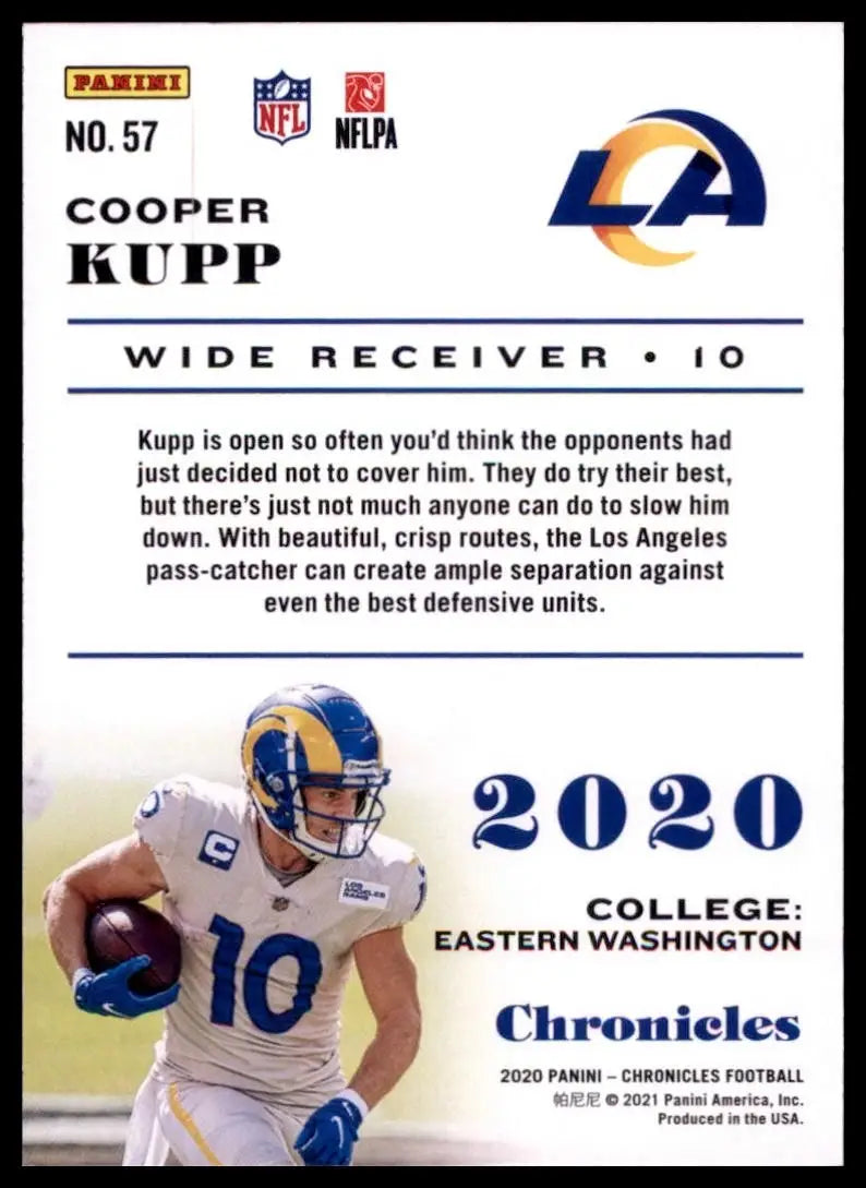2020 Panini Chronicles - Cooper Kupp #57 - Football Card Single